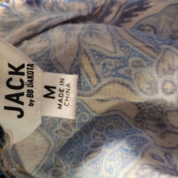 2 for $20 Jack by BB Dakota Jumpsuit Open Back Halter Floral Size M - Picture 10 of 10